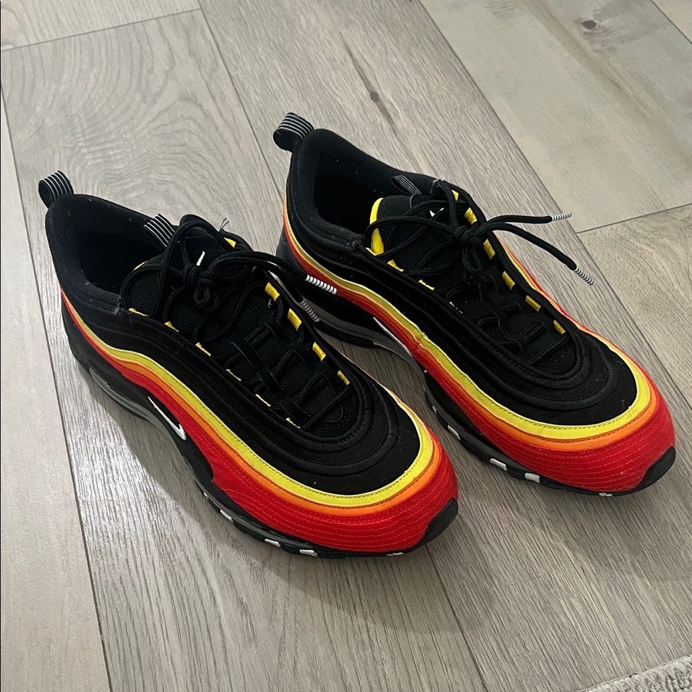 Nike Air Max 97 Black Red Yellow Sneakers